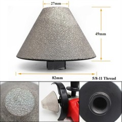 3-1/4″ 82mm Diamond Bevelling Chamfer Finger Milling Bits Hole Saw Countersink