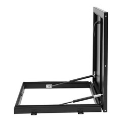Roof Hatch, Roof Security Door, Roof Access Hatch Black Aluminum Alloy