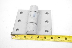 Weld-on Hinge Heavy Duty Surface-Mounted Steel Side Mount Gray Painted Hardware