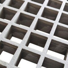 39.4″*19″(100cm*48.5cm) Gray Fiberglass FRP Grating Fiberglass Grille 1.5″ Thick