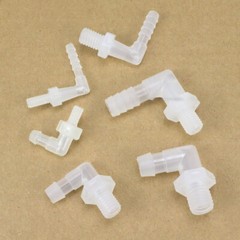 Plastic Male Thread Barbed 90 Elbow Degree Hose Connectors Fitting M6 M10 M12