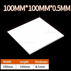 PTFE PLATE SHEET 0.5mm-30mm HIGH TEMPERATURE, LOW FRICTION ENGINEERING PLASTICS
