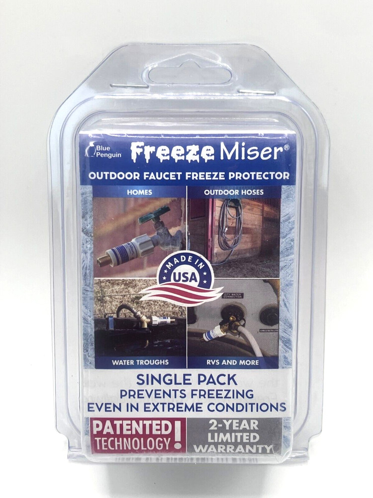 Freeze Miser Outdoor Single Faucet Freeze Protection Cover White Replacement
