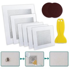 10 Pack Drywall Repair Kit for Large Holes, 4/6/8 Inch Patch Kits Aluminum Mesh