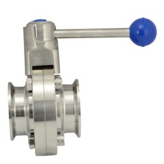 1-1/2″ 2″ 38 51mm Tri Clamp Ferrule Sanitary Butterfly Valve Stainless Steel 316