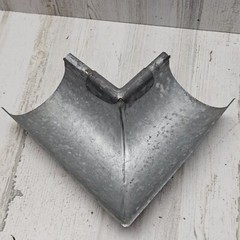 Half Round Inside Galvanize Gutter Corner Roof #8
