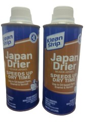 Lot Of L 2- Klean Strip 1211150 1 Pint Japan Drier Drying Accelerant – NEW