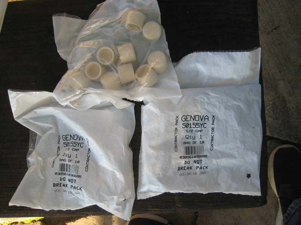 30- 50155 Tube Caps 1/2 in, Slip, 400 psi at 73 deg F and 100 psi at 180 deg F,
