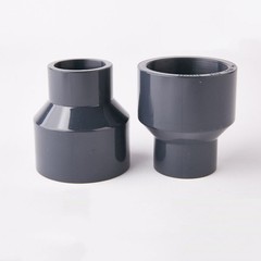 PVC Reducing Fitting Concentric Reducer Connector Grey Socket Coupling 20~160mm