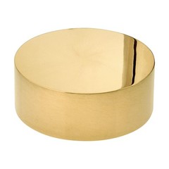 2″ Dia. Polished Brass End Caps for 2″ O.D. Tubing