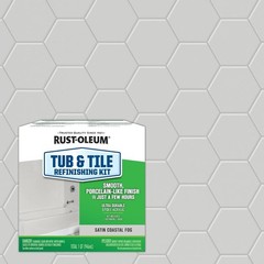 Rust-Oleum Specialty Tub & Tile Refinishing Kit, Satin Coastal Fog- 385280