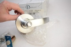 Design Hardware X-76-C-US26D Privacy Lever Lock Heavy-Duty Grade-1 Push button