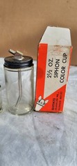 Binks 2 1/2oz And 3/4oz Siphon Color Cups New/Old Stock