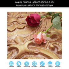 Embellished ceiling tiles Suspended Wall Panels PL30 Vintage brown gold 10pcs