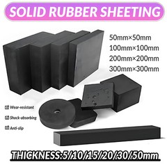 SOLID RUBBER SHEETING VARIOUS SHEET SIZES AVAILABLE X 5MM TO 50MM THICKNESS