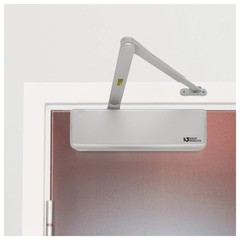 Nuk3y 4400 Series Grade 1 Cast Iron Door Closer, Multi-Mount, Adjustable Size 1-