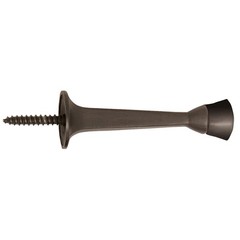 10-Pack Solid Steel Door Stops with Soft Rubber 10 Pack, Oil Rubbed Bronze