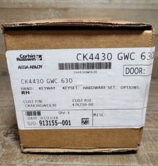 Corbin Russwin CK4430 GWC 630 Privacy Knob Lock Satin Stainless Steel NOS