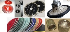 stone concrete countertop 3/4″ Half Bullnose 4″ grinding drum cup core bit pad