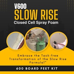 Vega Bond V600 Slow Rise Closed Cell Spray Foam Kit -600 Board Feet Coverage