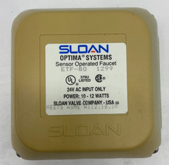 Sloan ETF80 Optima Systems Sensor Operated Faucet 24V A/C 10-12W,1299