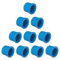 10 Pcs PVC DWV Reducer Bushing 3/4″ x 1/2″ (Socket x Socket) Connector Blue