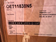 Foam Pipe Insulation Armaflex 1-1/8 X 3/8Wall NEW 338 FEET