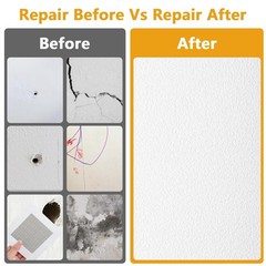 Drywall Repair Kit, 8.8oz Spackle Wall Repair Paste with Scraper, 6 Sandpaper…