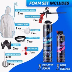 Spray Foam Insulation Can ( 23.1 oz. / 655 g) Expanding Foam Sealant