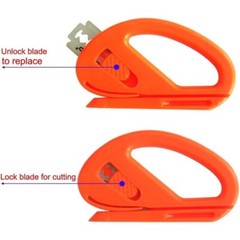 Snitty Safety Cutter Car Vinyl Wrap Film Cutting Tool Carbon Fiber 4Pcs+8 Blades