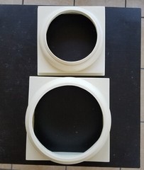One Tuscan Cap & Base 2 Piece Set 8″ composite Column & Post Brand