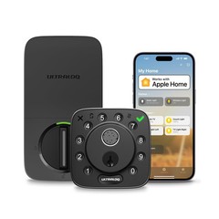 ULTRALOQ Bolt Fingerprint Smart Lock with Door Sensor, Built-in WiFi, Works w…