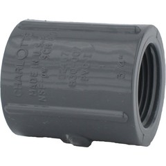 Charlotte Pipe 3/4 In. FIP x FIP PVC Coupling PVC 08102 1200HA Charlotte Pipe