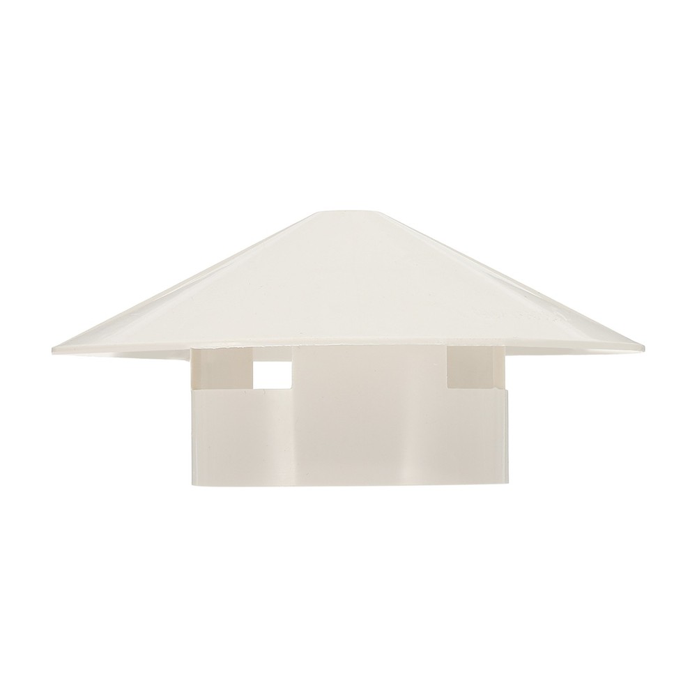 3″ Chimney Cap Roof Vent Cap Cowl Rain Cover Air Vent Cap White