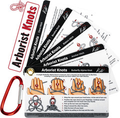 Arborist Knots Card Set – 10 Essential Knots for Camping, Climbing, & More – Wat