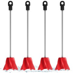 4 PCS 11 Inch Paint Stirrer Drill Mixer Attachment Helix Epoxy Resin Paddle