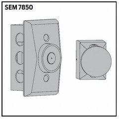 LCN SEM7850 7800 Series Standard Profile Recessed Wall Mount Hold – Bronze