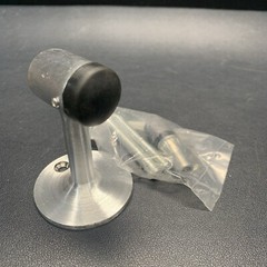 Don-Jo 1471 Door Stop 1471-626 in Satin Chrome, 2.25” Base, 3.25” Tall. New.