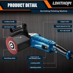 1800W Burnishing Polishing Machine, 110V Handheld Electric Stainless Steel Polis