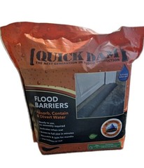 17 FOOT Quick Dam Flood Barrier Ready To Use Reusable INDOOR & OUTDOOR ABSORBS