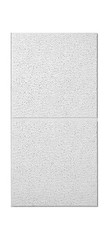 Ceiling Panel, 4 ft L, 2 ft W, 3/4 in Thick, Mineral Fiber, White – pack of 6