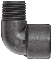 Banjo SL075-90 Polypropylene Pipe Fitting, 90 Degree Street Elbow, Schedule 80,