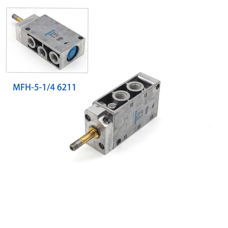 High Quality FESTO MFH-5-1/4 MFH51/4 6211 Solenoid Valve 5/2-way 1/4″