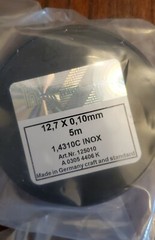 stainless steel shim coils 12.7mm x 5 meter length made in germany