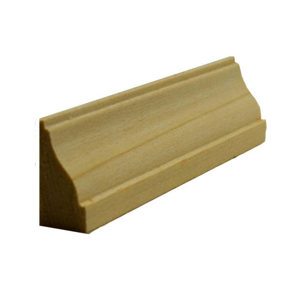 EWBS14 Baseboard Shoe 1-1/8″ Tall x 9/16″ Colonial Trim. Unfinished