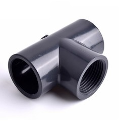 PVC Internal Thread 3-Way Water Supply Pipe Fitting Adapter Connector Joint UPVC