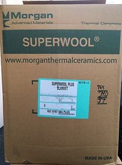 1″ SuperWool Plus 24″x 300″ AES 8# Bio-Soluble FULL ROLL Thermal Ceramics 2192F