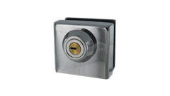 CRL 03P38 Chrome Deluxe Slip-On Showcase Lock for 3/8″ Glass