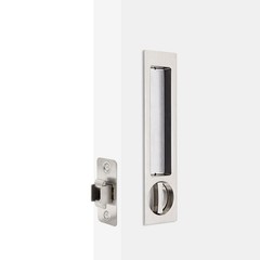 Dontay Pocket Door Handle, Modern Rectangular Keyed Entry Function, (Bed/Bath…