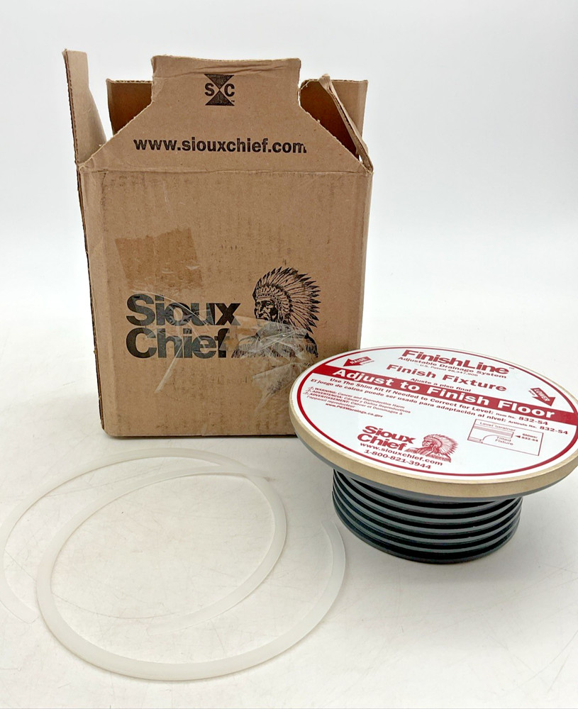 NEW Sioux Chief Finish Line 834-4DNR On Grade Cleanout System 4 Inch